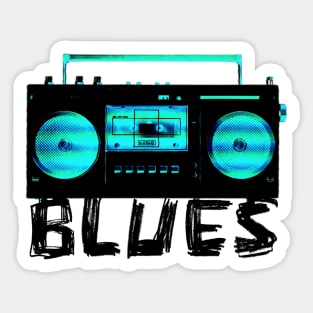 Blues Rock Radio for Blues Music Sticker